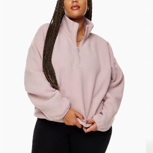 Aritzia TNA Fleece Quarterzip